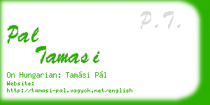 pal tamasi business card