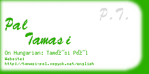 pal tamasi business card